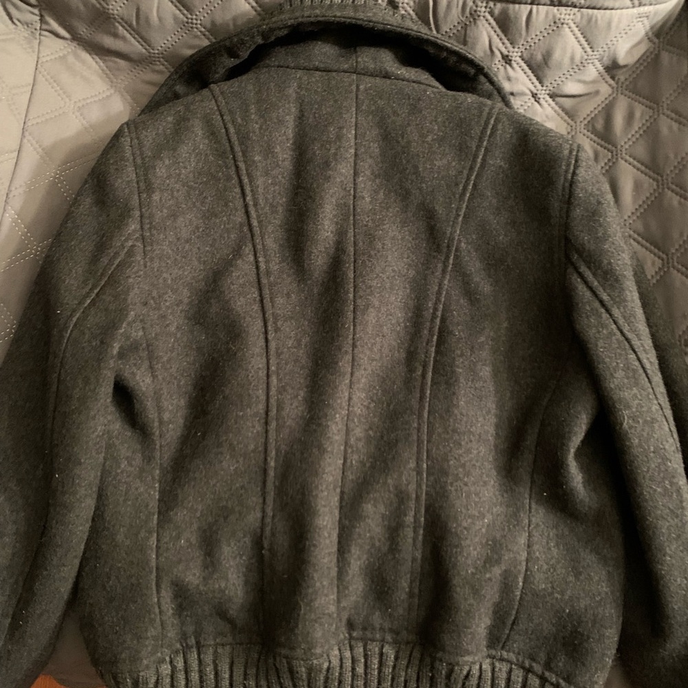 Express boy or girls wool jacket. Size XS. Gray is the color. - Picture 4 of 12